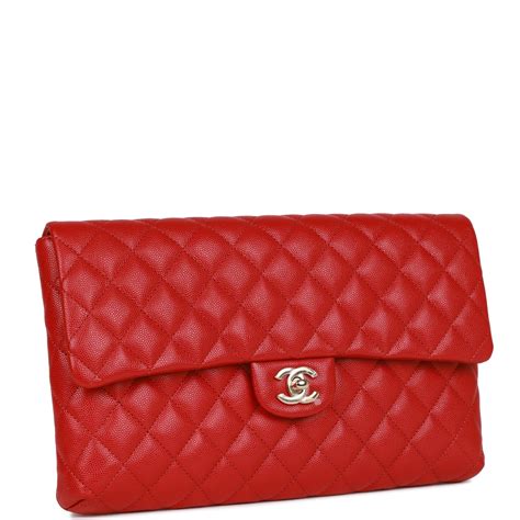 chanel flap clutch bag